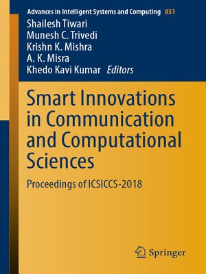 cover image of Smart Innovations in Communication and Computational Sciences